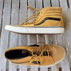 VANS Off the Wall Golden Suede High Tops Sneakers M 8.5 W 10
